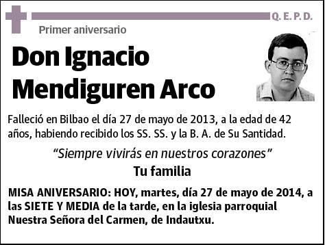 MENDIGUREN ARCO,D. IGNACIO