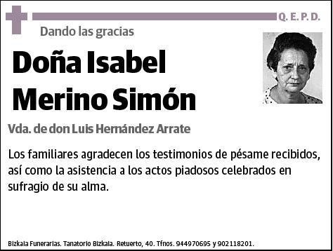 MERINO SIMON,ISABEL