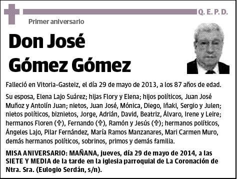 GOMEZ GOMEZ,JOSE