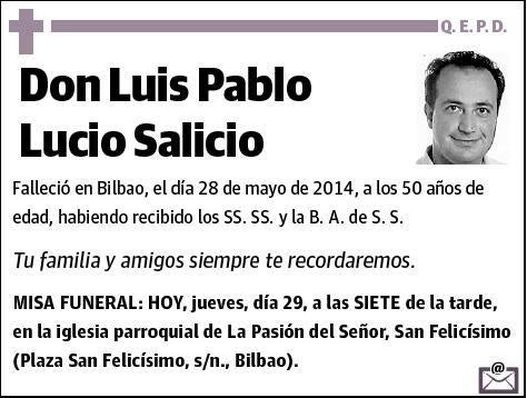 LUCIO SALICIO,LUIS PABLO
