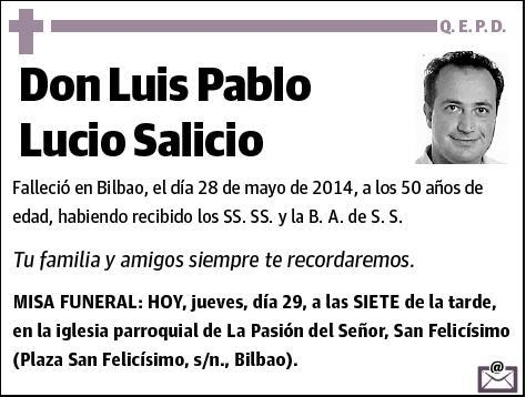 LUCIO SALICIO,LUIS PABLO