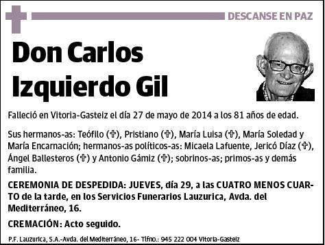 IZQUIERDO GIL,CARLOS