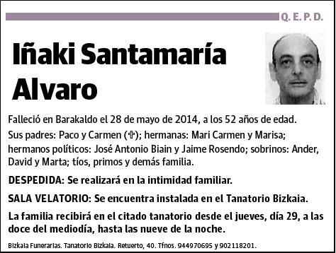 SANTAMARIA ALVARO,IÑAKI