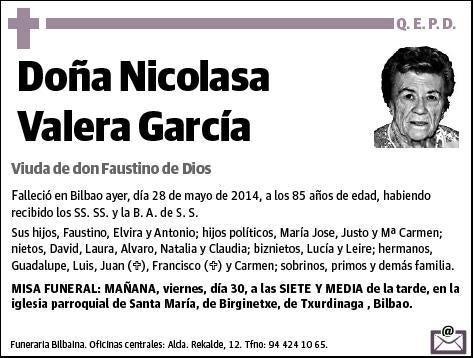 VALERA GARCIA,NICOLASA