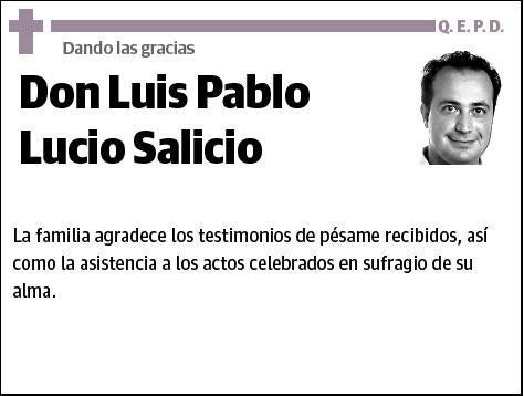 LUCIO SALICIO,LUIS PABLO