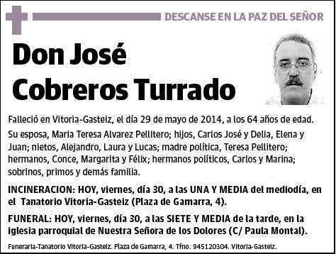 COBREROS TURRADO,JOSE