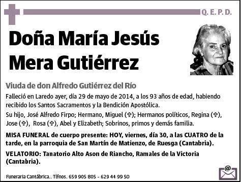 MERA GUTIERREZ,MARIA JESUS