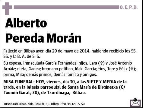 PEREDA MORAN,ALBERTO