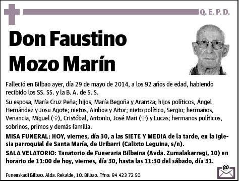 MOZO MARIN,FAUSTINO