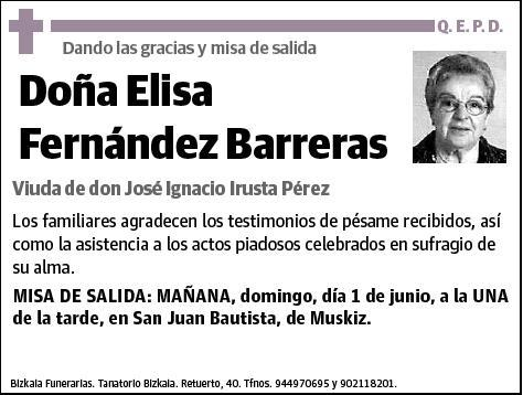 FERNANDEZ BARRERAS,ELISA