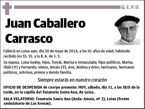 CABALLERO CARRASCO,JUAN