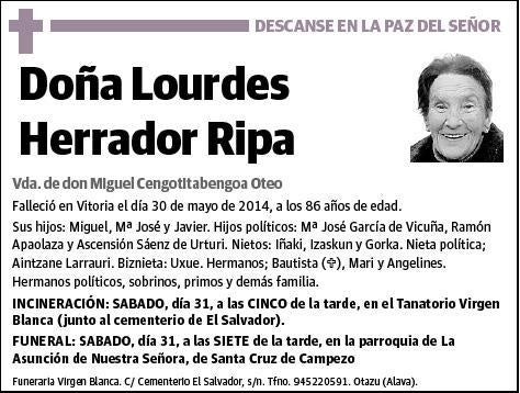 HERRADOR RIPA,LOURDES