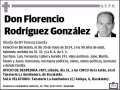RODRIGUEZ GONZALEZ,FLORENCIO