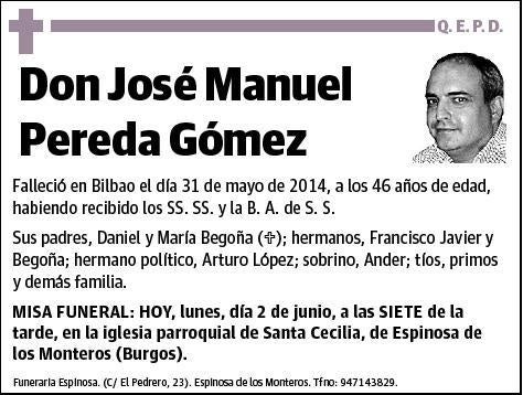 PEREDA GOMEZ,JOSE MANUEL