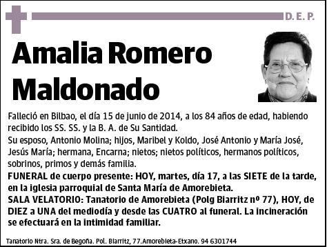 ROMERO MALDONADO,AMALIA