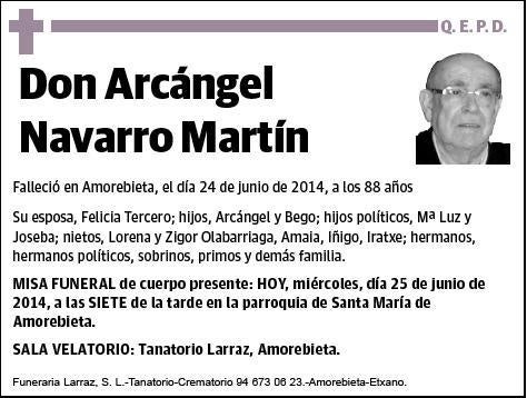 NAVARRO MARTIN,ARCANGEL