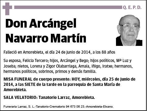 NAVARRO MARTIN,ARCANGEL