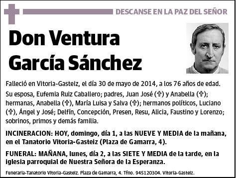 GARCIA SANCHEZ,VENTURA