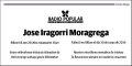 IRAGORRI MORAGREGA,JOSE AGUSTIN