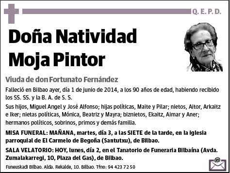 MOJA PINTOR,NATIVIDAD