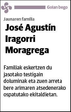 IRAGORRI MORAGREGA,JOSE AGUSTIN