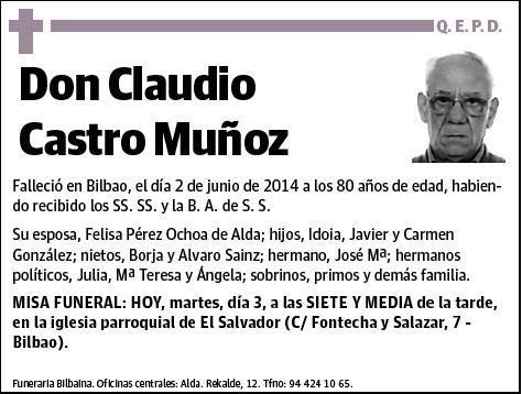 CASTRO MUÑOZ,CLAUDIO