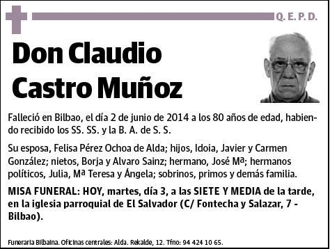 CASTRO MUÑOZ,CLAUDIO