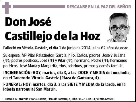 CASTILLEJO DE LA HOZ,JOSE