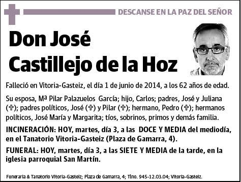 CASTILLEJO DE LA HOZ,JOSE