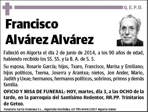 ALVAREZ ALVAREZ,FRANCISCO