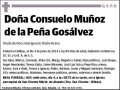 MUÑOZ DE LA PEÑA GOSALVEZ,CONSUELO
