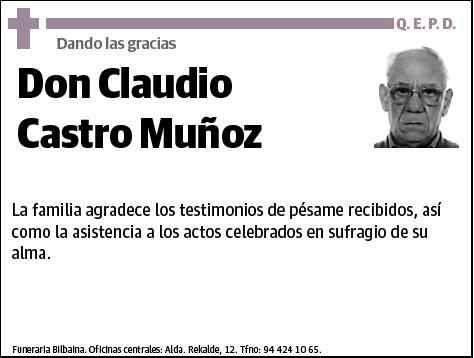 CASTRO MUÑOZ,CLAUDIO