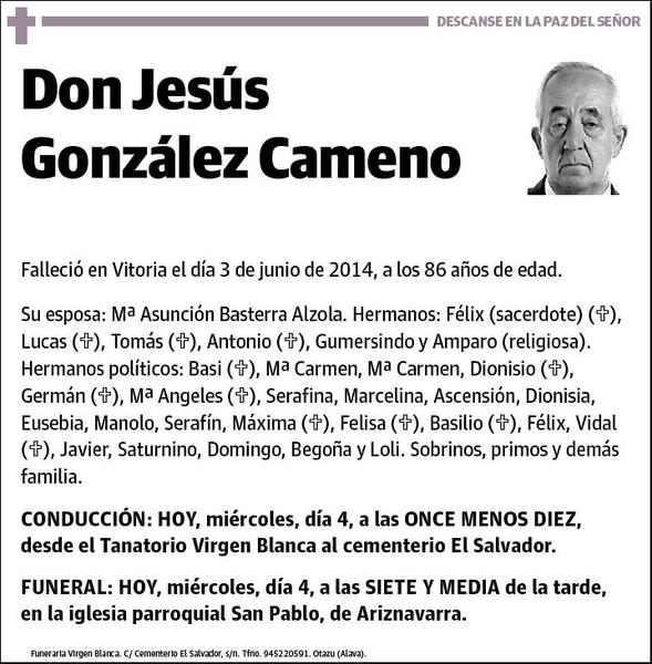 GONZALEZ CAMENO,JESUS