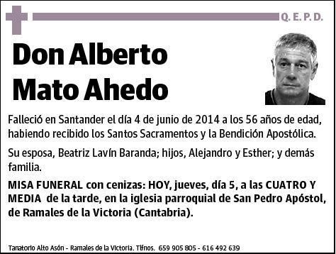 MATO AHEDO,ALBERTO