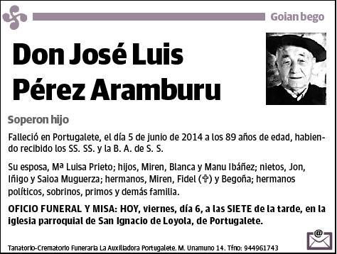 PEREZ ARAMBURU,JOSE LUIS