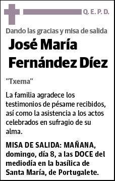 FERNANDEZ DIEZ,JOSE MARIA