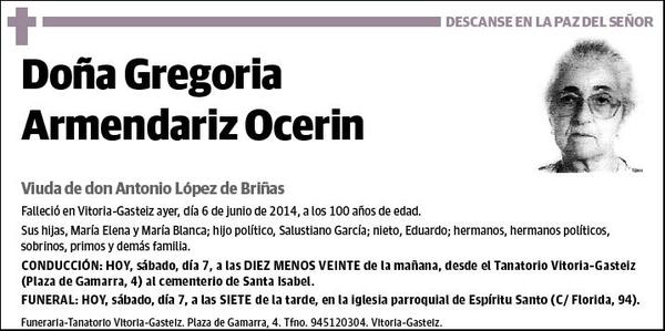 ARMENDARIZ OCERIN,GREGORIA