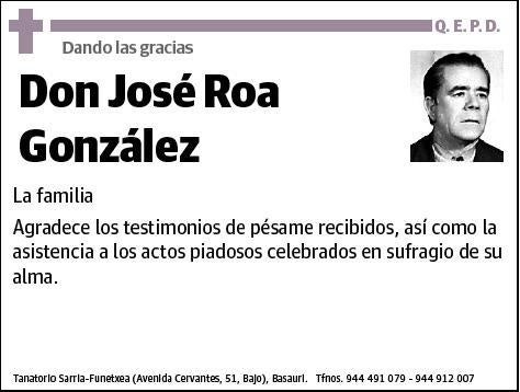 ROA GONZALEZ,JOSE