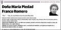 FRANCO ROMERO,MARIA PIEDAD