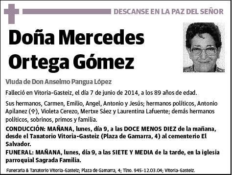 ORTEGA GOMEZ,MERCEDES