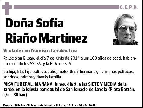 RIAÑO MARTINEZ,SOFIA