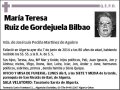 RUIZ DE GORDEJUELA BILBAO,MARIA TERESA
