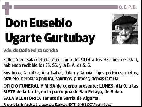 UGARTE GURTUBAY,EUSEBIO