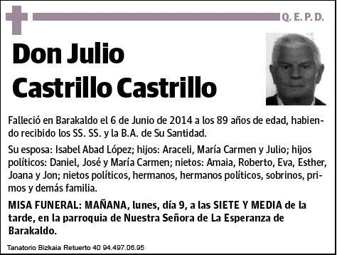 CASTRILLO CASTRILLO,JULIO