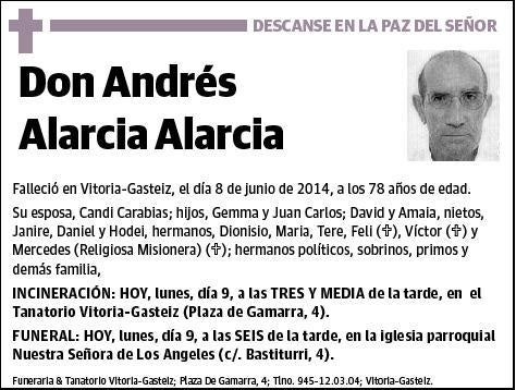 ALARCIA ALARCIA,ANDRES