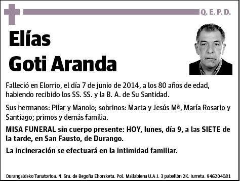 GOTI ARANDA,ELIAS