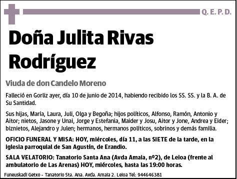 RIVAS RODRIGUEZ,JULITA