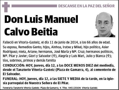 CALVO BEITIA,LUIS MANUEL