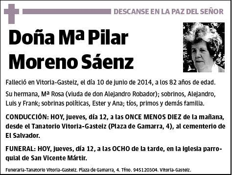 MORENO SAENZ,Mª PILAR