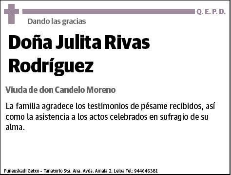 RIVAS RODRIGUEZ,JULITA